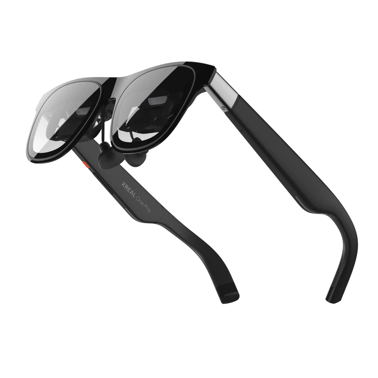 black heads up display glasses
