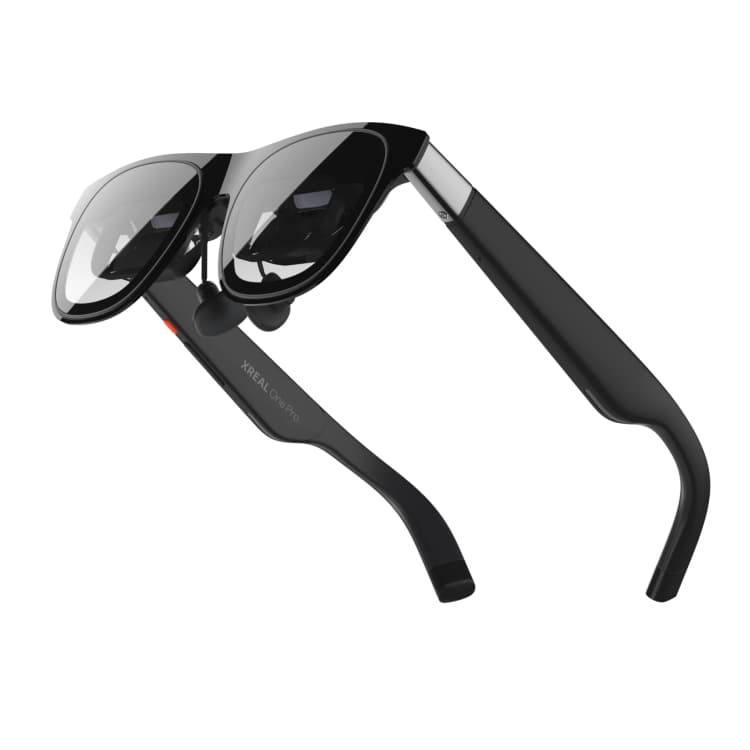 black heads up display glasses